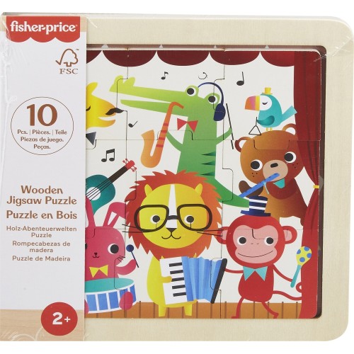 Mattel Fisher-price Wooden Jigsaw Puzzle (HXV15/HXV18)