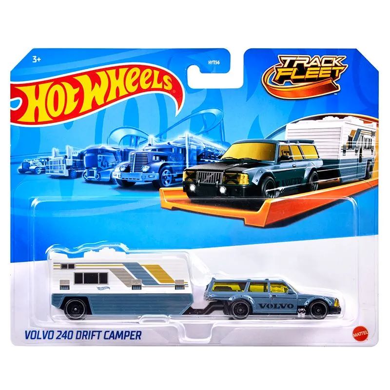 Mattel Hot Wheels - Αυτοκινητάκι Track Fleet Volvo 240 Drift Camper (HYT56/HVD99)