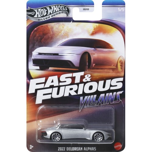 Mattel Hot Wheels Αυτοκινητάκια Fast & Furious 2022 Delorean Alpha5 (HNR88/JBY38)