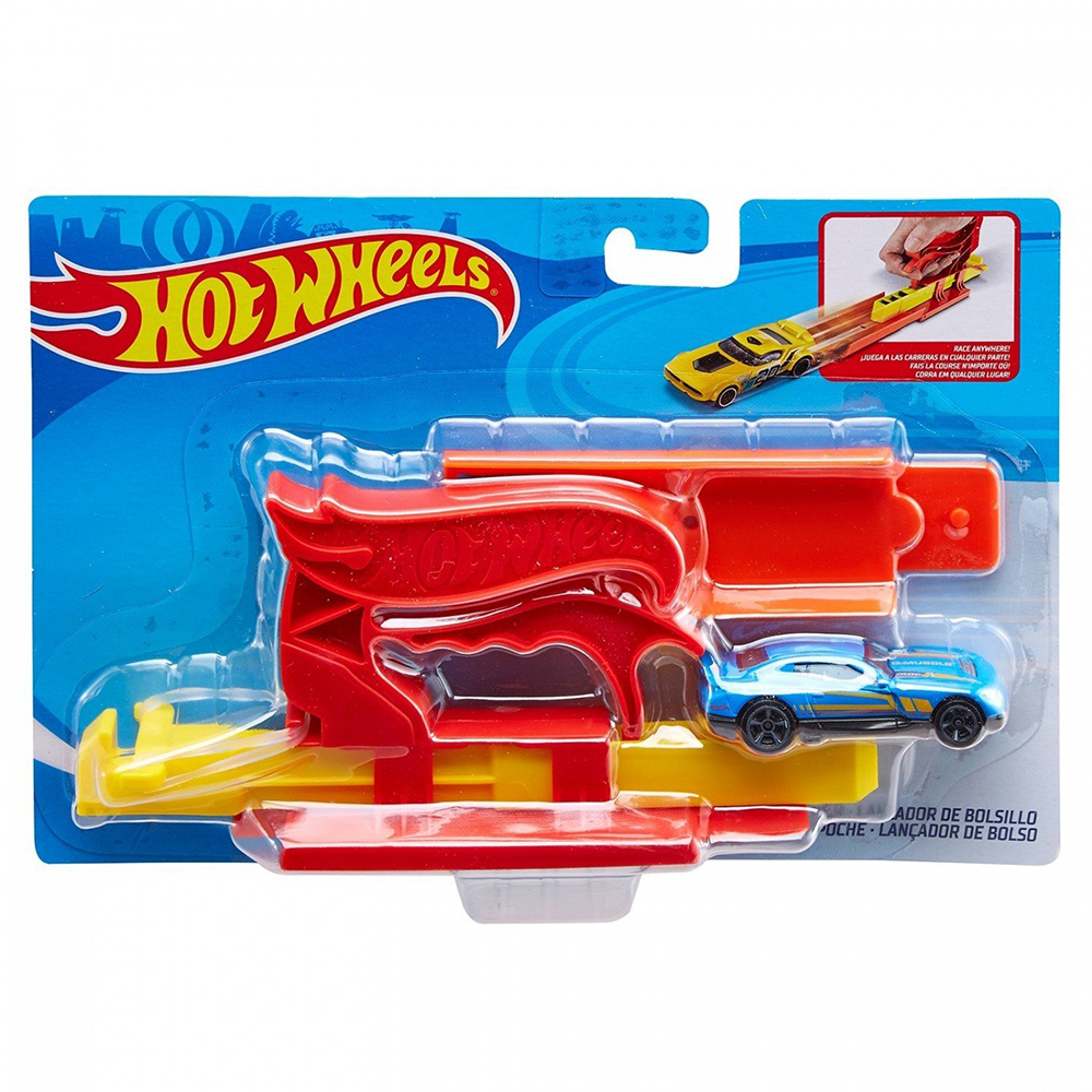 Mattel Hot Wheels Εκτοξευτής Κόκκινος Με Αυτοκινητάκι (FTH84/FVM09)