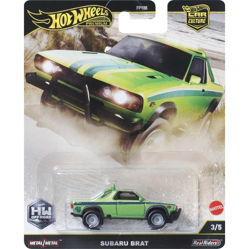 Mattel Hot Wheels Hw Premium - Αγωνιστικα Car Culture HW Off-Road Subaru Brat (FPY86/JBK72)