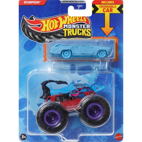 Mattel Hot Wheels Metal Monster Trucks Scorpedo (GRH81/JCG30)