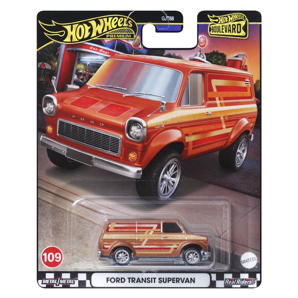 Mattel Hot Wheels Premium Boulevard Ford Transit Super Van (GJT68/HRT76)