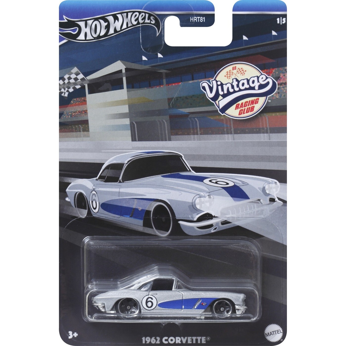 Mattel Hot Wheels Vintage 1962 Corvette (HRT81/HRV06)