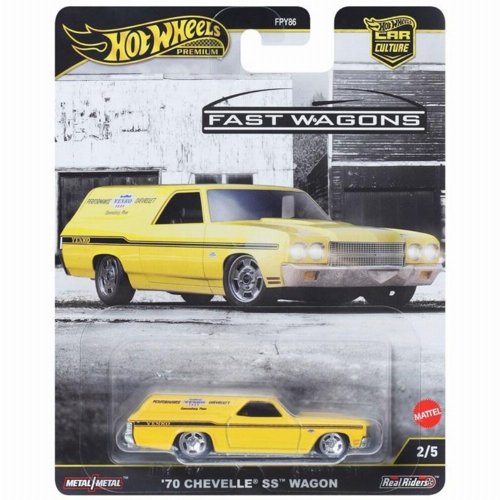 Mattel Hot Wheels – Car Culture Series, 70 Chevelle Ss Wagon (2/5) (FPY86/JBK67)