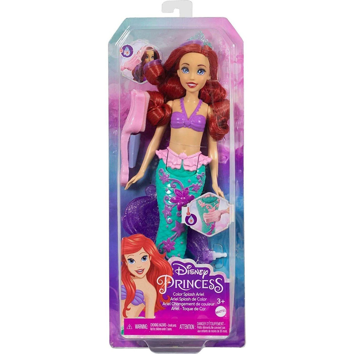 Mattel Κούκλα Disney Princess Ariel (HLW00)