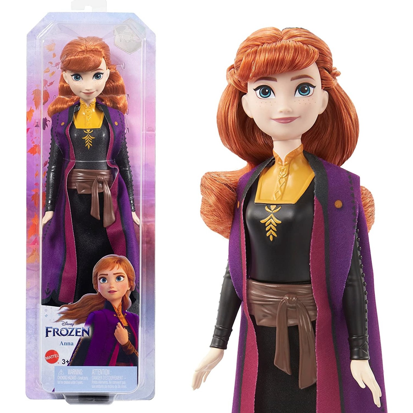 Mattel Κούκλα Frozen  Anna (HLW46-HLW50)