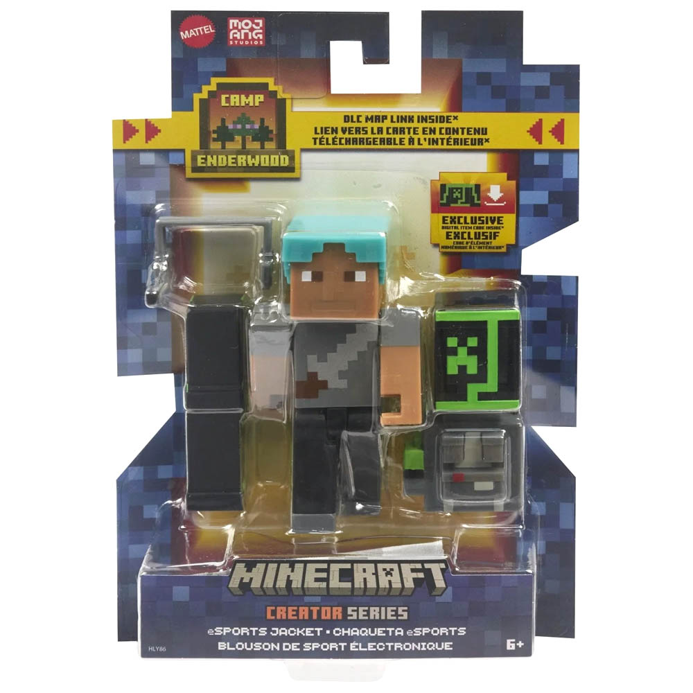 Mattel Minecraft Creator Series Φιγούρα Sports Jacket 8εκ. (HJG74/HLY86)