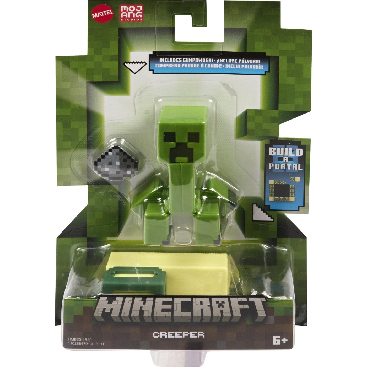 Mattel Minecraft Φιγούρες 8cm Creeper (GTP08/HMB20)