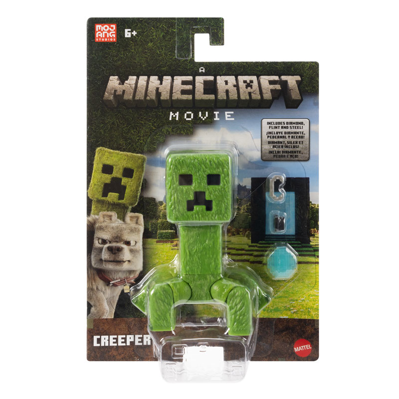 Mattel Minecraft Movie Φιγούρα Creeper 10cm (JFR44/JFR58)