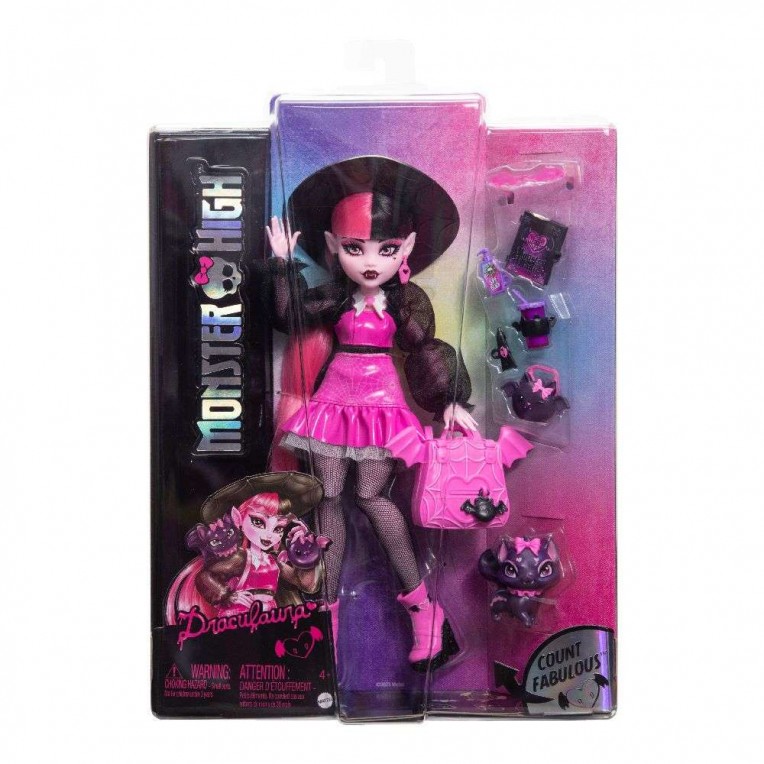 Mattel Monster High Κούκλα Draculaura (HRP64)