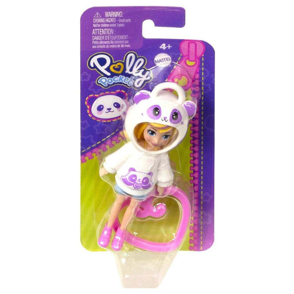 Mattel Polly Pocket Κούκλα Με Φουτεράκι Panda (HKV98/HKW00)