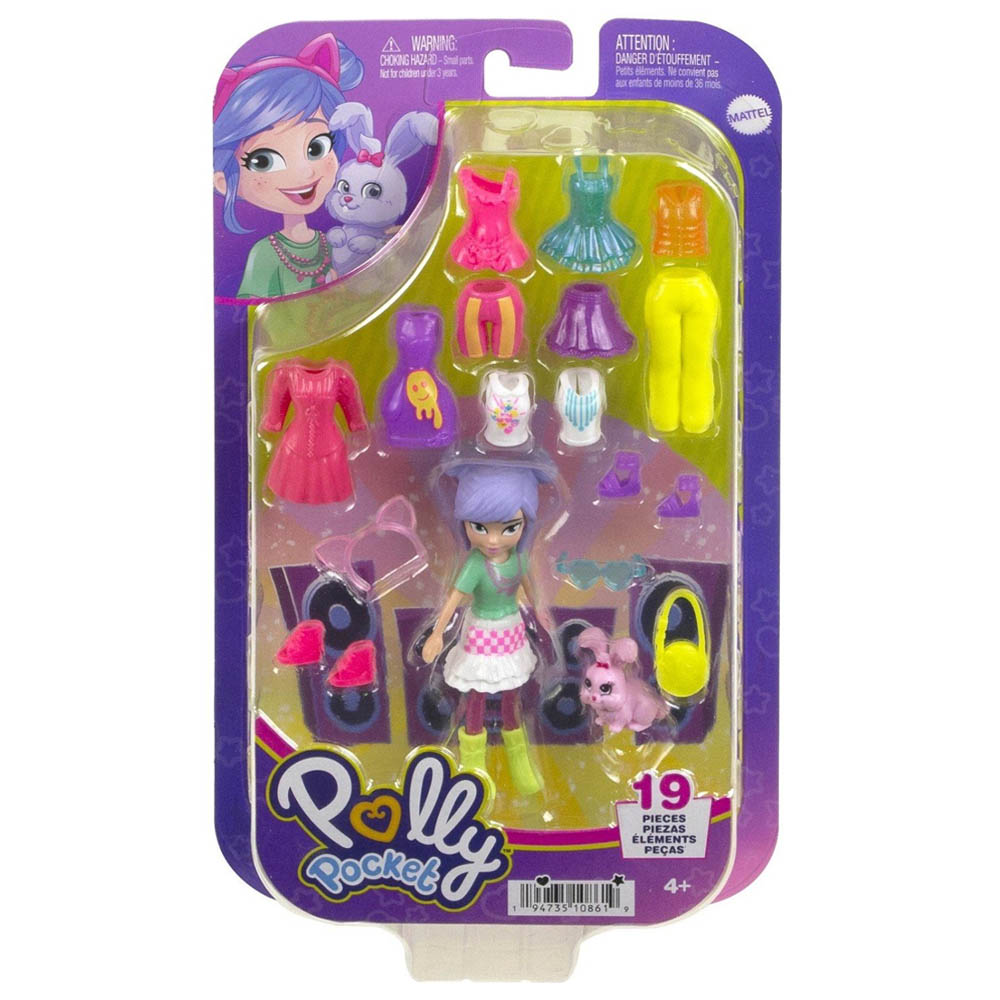 Mattel Polly Pocket Κούκλα Μόδας (HKV88/HKV94)