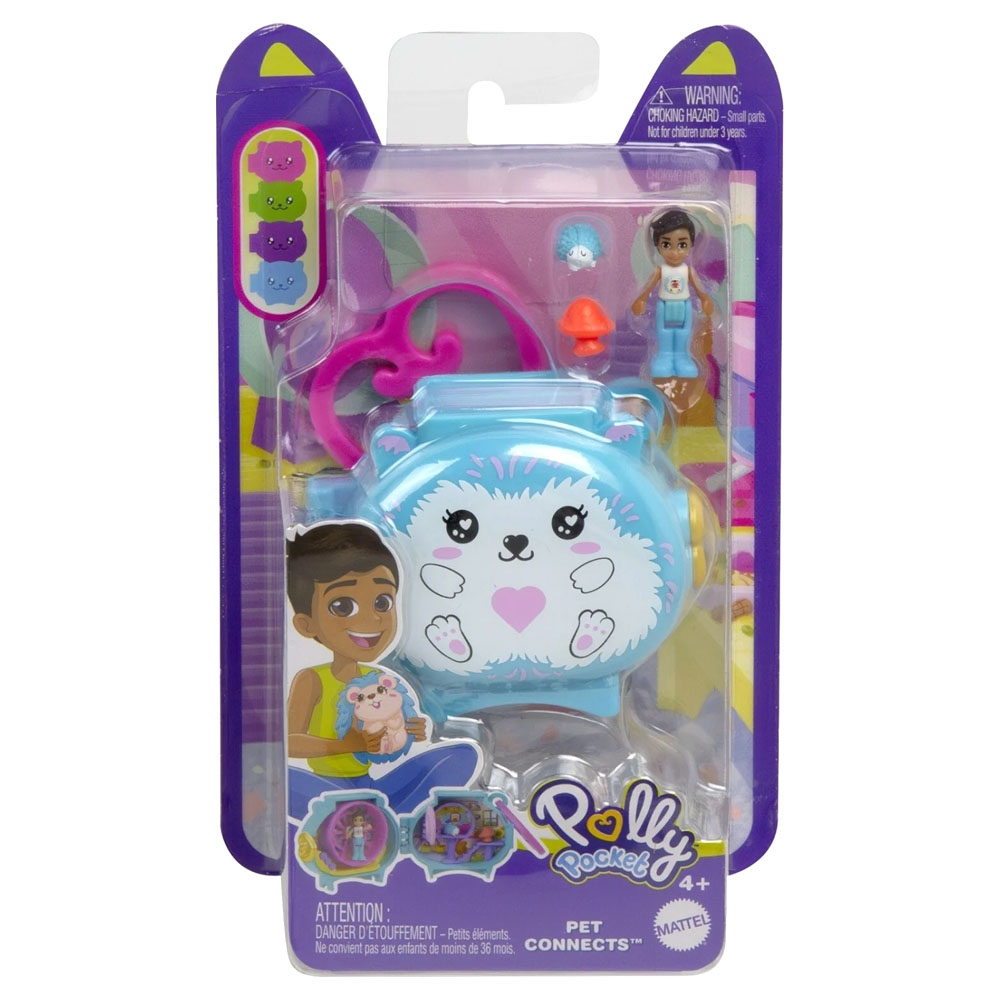 Mattel Polly Pocket Mini Σετάκια Με Ζωάκια – Σκατζόχοιρος (GYV99 / HXX23)