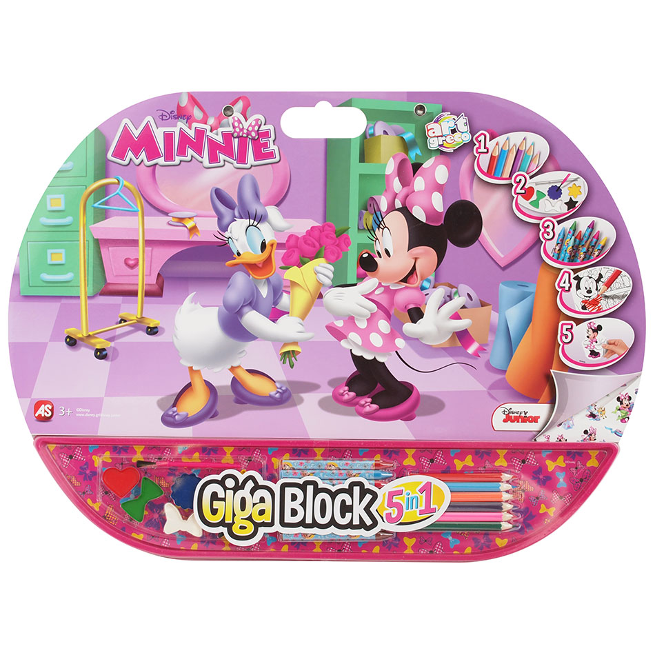 Σετ Ζωγραφικής Giga Block 5 in 1 Minnie