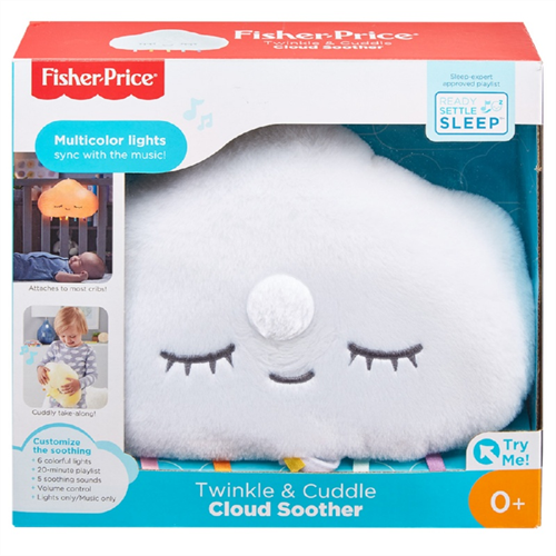 Μουσικός προβολέας Fisher-Price® Twinkle & Cuddle Μαλακό συννεφάκι