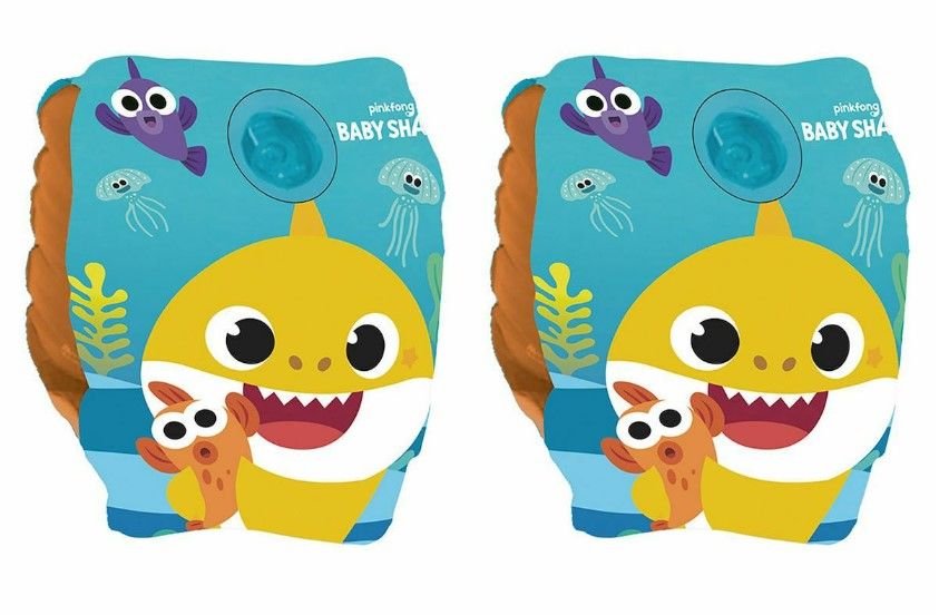 Μπρατσάκια Baby Shark Κίτρινα 25χ15εκ (870-71120)