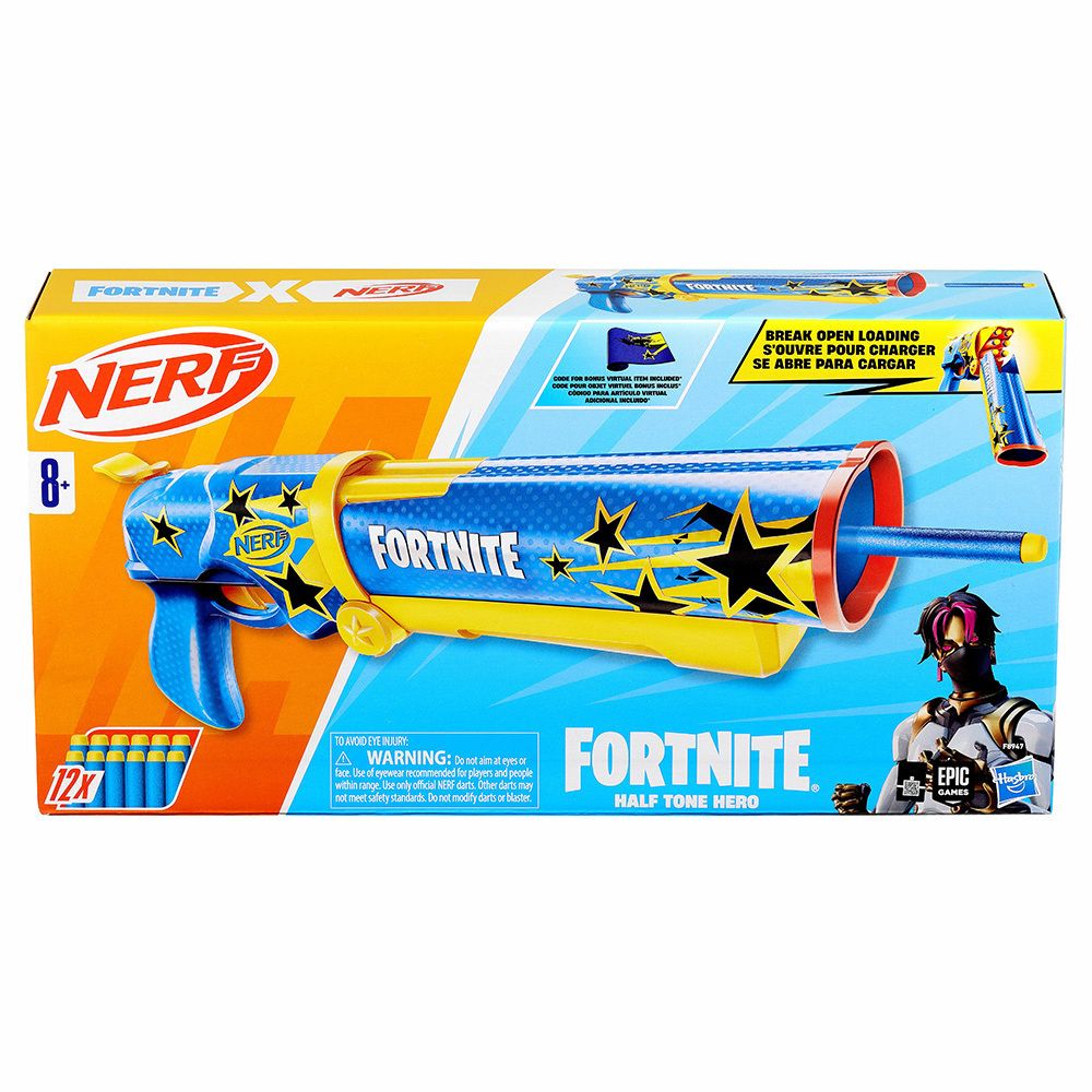 Nerf Εκτοξευτής Fortnite Half Tone Hero DB1 (F8947)