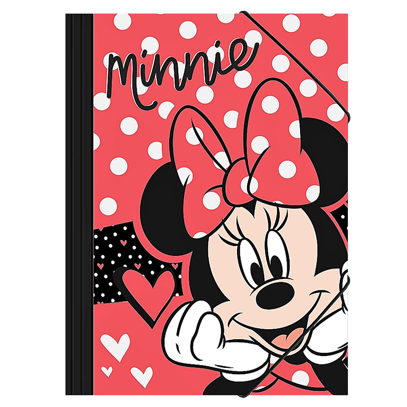 Ντοσιέ Χάρτινο Λάστιχο Minnie 25x35cm