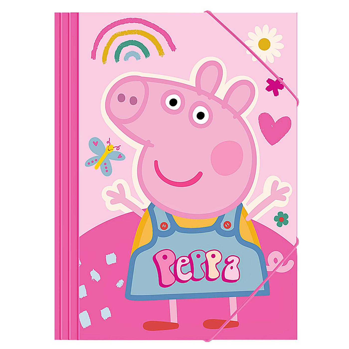 Ντοσιέ Χάρτινο Λάστιχο Peppa Pig 25x35cm