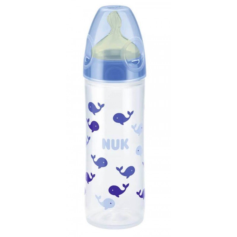 NUK Μπιμπερό Πολυπροπυλενίου 250Ml (6-18 Μηνών) Καουτσουκ