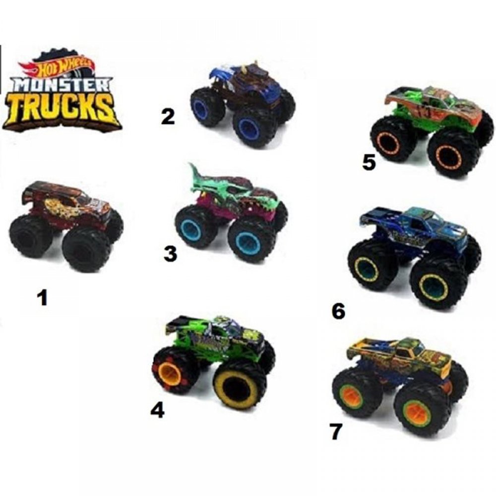 Oχήματα Monster Trucks 7 σχέδια (FYJ44)