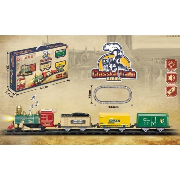 Παιχνίδι Τρένο Με Μουσική & Φως 14τχμ