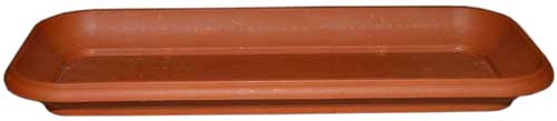 Πιάτο Ζαρντινιέρας Τερακότα 34x14.5x3Υ