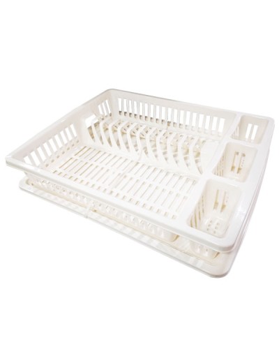 Πιατοθήκη Πλαστική Με Δίσκο Λευκή 46x37x8,5cm (TnS 32-800-1952)