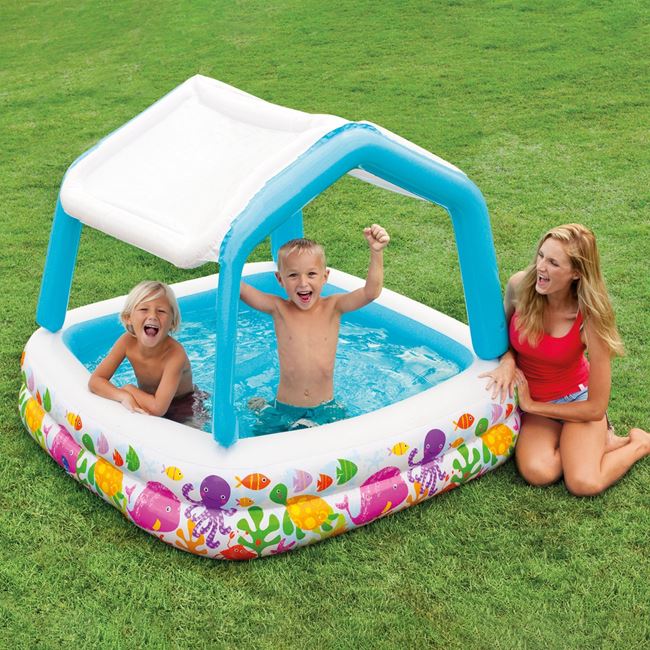 Πισίνα Παιδική Sun Shade 157x157x122 - Intex (57470)