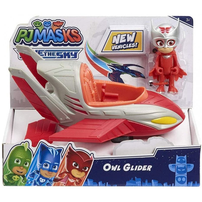 Pj Masks Save The Sky Ιπτάμενο Όχημα Με Φιγούρα - 3 Σχέδια (PJMC1000)