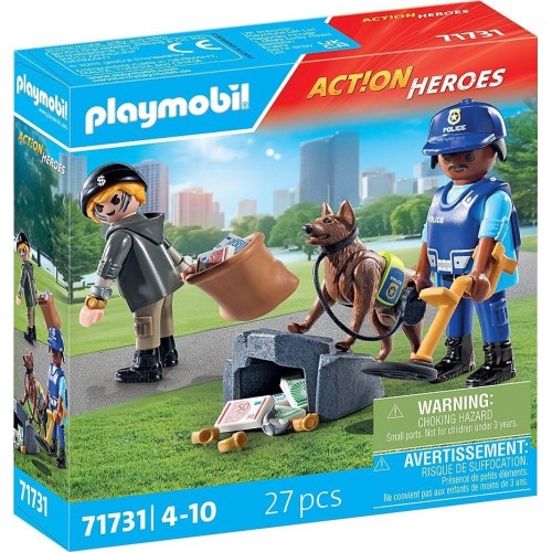 Playmobil Action Heroes Αστυνομική Έρευνα Κλοπιμαίων (71731)