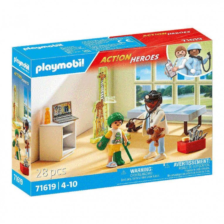 Playmobil Action Heroes Παιδιατρείο (71619)