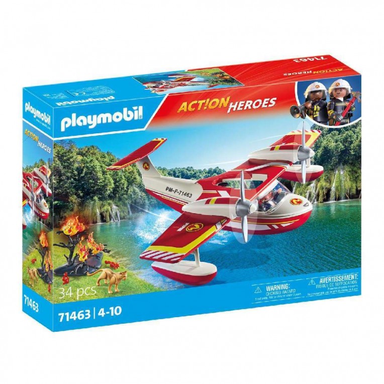 Playmobil Action Heroes - Πυροσβεστικό Υδροπλάνο (71463)