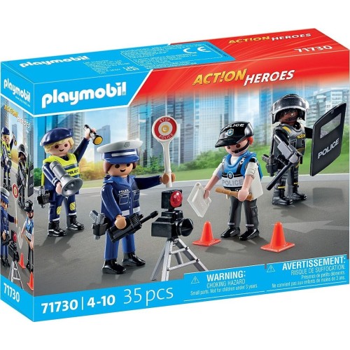 Playmobil Action Heroes Σετ Φιγούρες Αστυνομίας (71730)