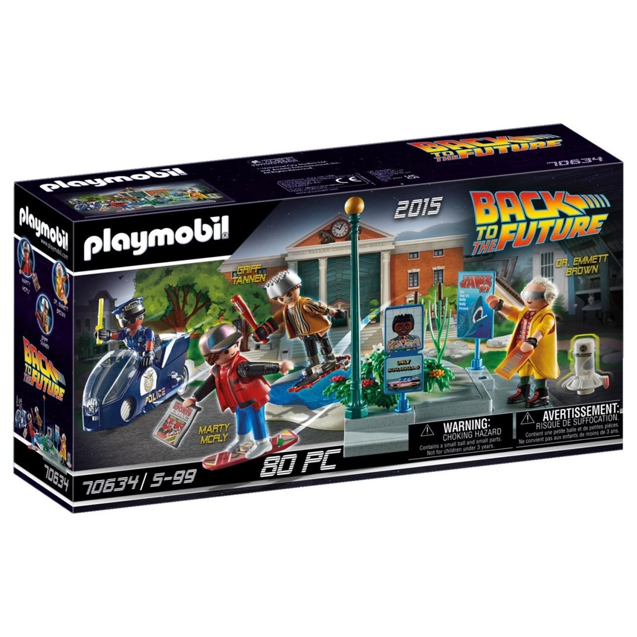 Playmobil Back to the Future Μέρος 2ο Περιπέτειες με τα Ιπτάμενα Πατίνια (70634)