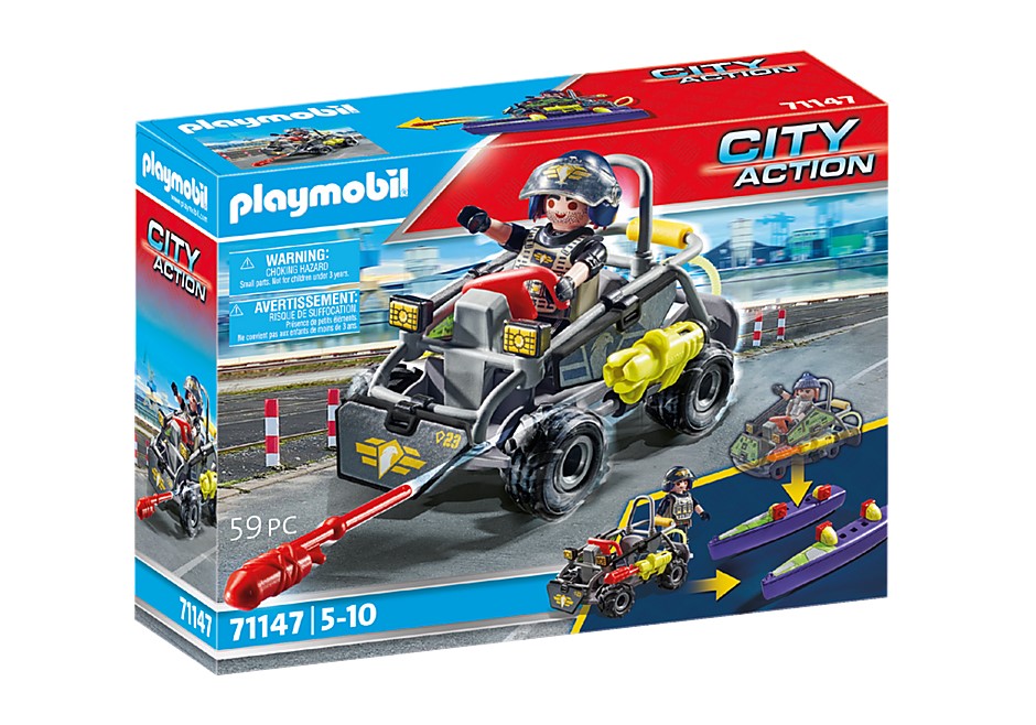 Playmobil City Action Αμφίβιο Όχημα Ειδικών Δυνάμεων (71147)