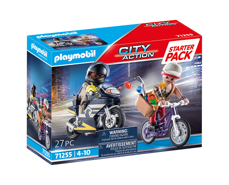 Playmobil  City Action Αστυνομική καταδίωξη ληστή κοσμημάτων (71255)