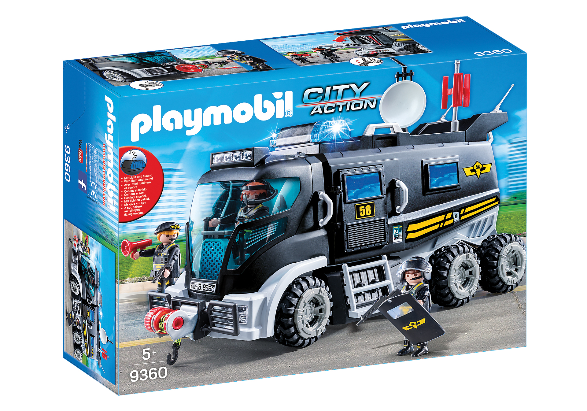 Playmobil City Action Θωρακισμένο Όχημα Ειδικών Αποστολών