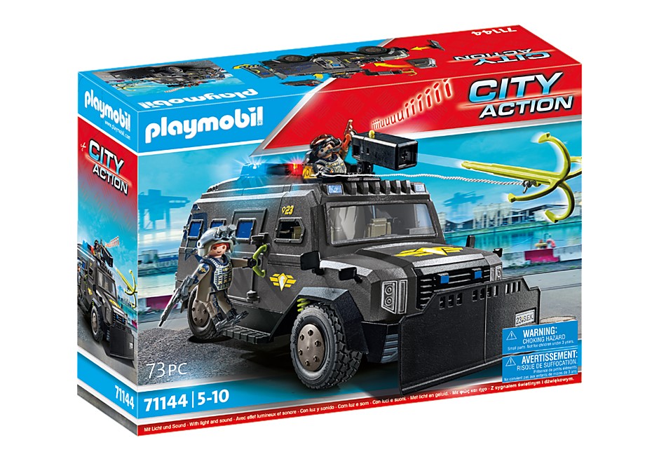 Playmobil City Action Θωρακισμένο Όχημα Ειδικών Δυνάμεων (71144)