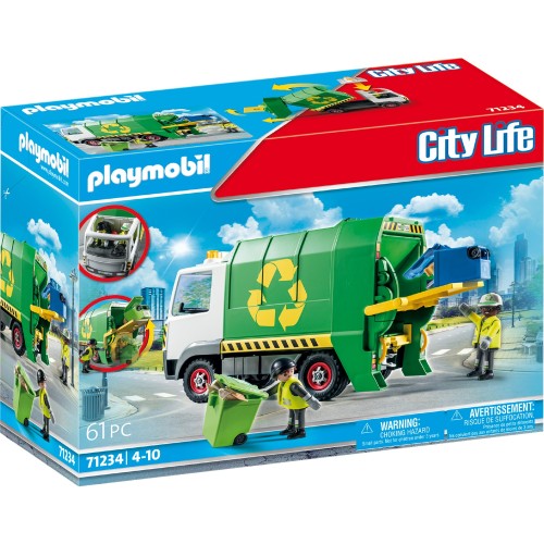 Playmobil City Life Όχημα Συλλογής Ανακυκλούμενων Απορριμάτων (71234)