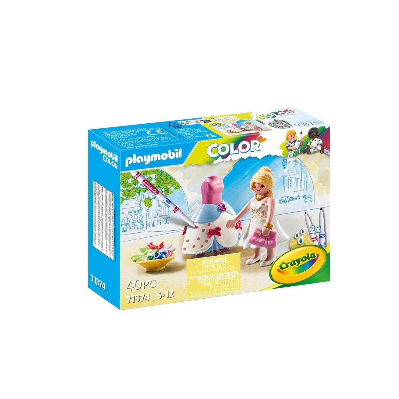 Playmobil Color Σχεδιάστρια μόδας (71374)