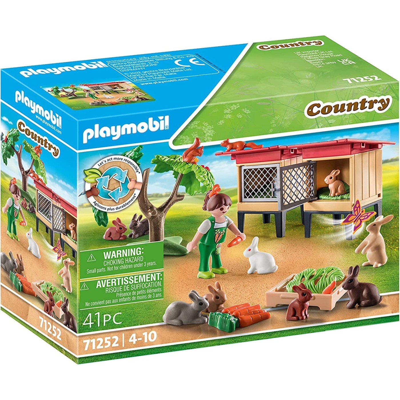 Playmobil Country Κουνελόσπιτο (71252)