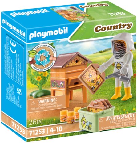 Playmobil Country Μελισσοκόμος Με Κηρήθρες (71253)