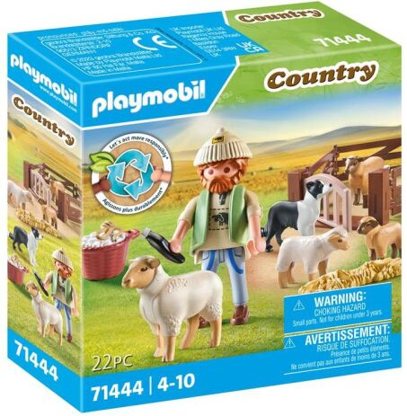 Playmobil Country - Βοσκός Με Προβατάκια (71444)