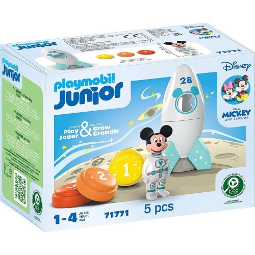 Playmobil Disney Mickey Mouse Junior & Disney: Ο Μίκυ Μάους Και Διαστημικός Πύραυλος (71771)