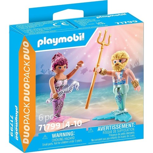 Playmobil Duo Pack Γοργόνα Και Τρίτωνας (71799)