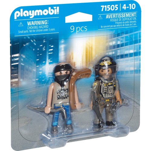 Playmobil Duo Pack Κλέφτης Και Αστυνόμος (71505)