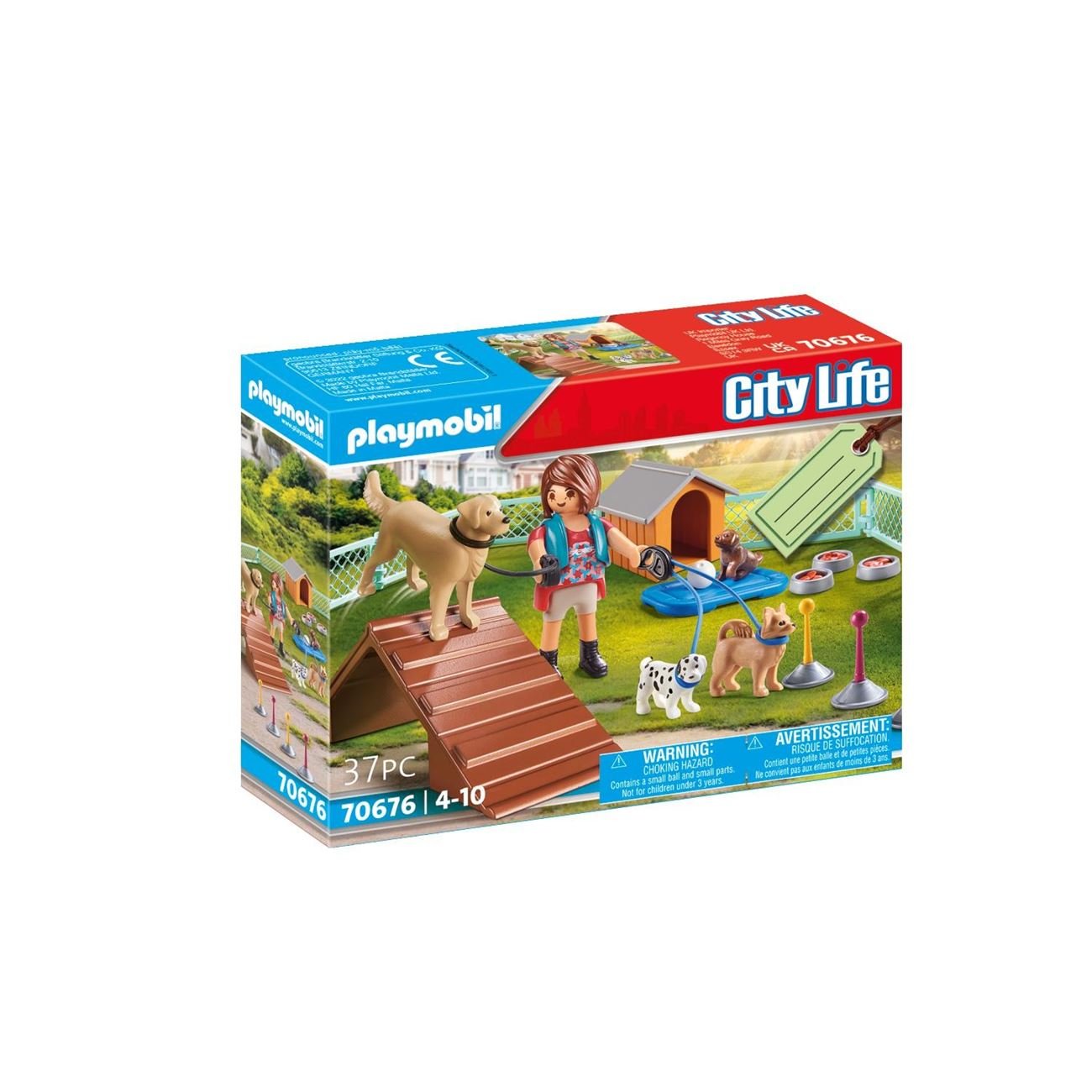 Playmobil City Life Gift Set Εκπαιδεύτρια Σκύλων (70676)