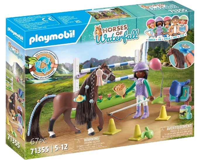 Playmobil Horses Of Waterfall - Εκπαίδευση Αλόγου Με Την Zoe Και Τον Blaze (71355)